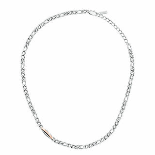 Trussardi Collana Bicolore Da Uomo In Acciaio T-Steel Tjaxv32