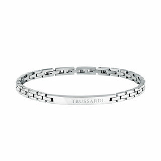 Trussardi Bracciale In Acciaio Originale T-Steel Tjaxv15