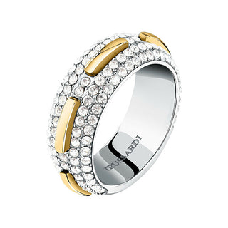 Trussardi Anello In Acciaio Bicolore Abbagliante Concept Tjayy12012 - Circuito: 58 Mm