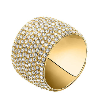 Trussardi T-Design TJAXC103 T-Design Gold Plated Steel Anello - Circuit: 58 mm