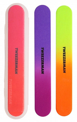 Tweezerman Lime Per Unghie Neon (Neon Nail Limes) 3 Pezzi