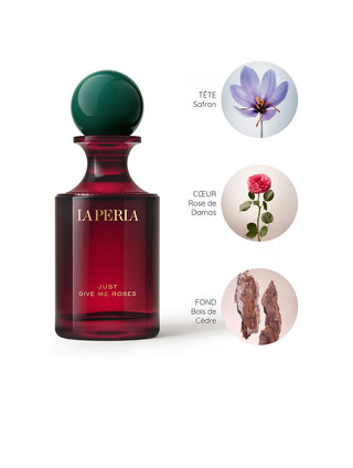 La perla Just Give Me Roses, eau de parfum, da donna, 120 ml