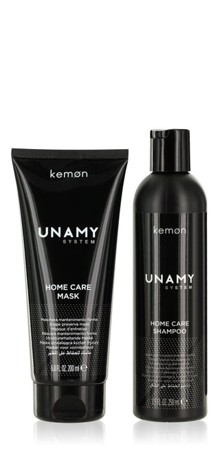 Unamy System Home Care Set Kemon: Unamy System Hair Care, Shampoo per capelli, 250 ml + Unamy System Hair Care, Maschera crema per il trattamento dei capelli, 200 ml