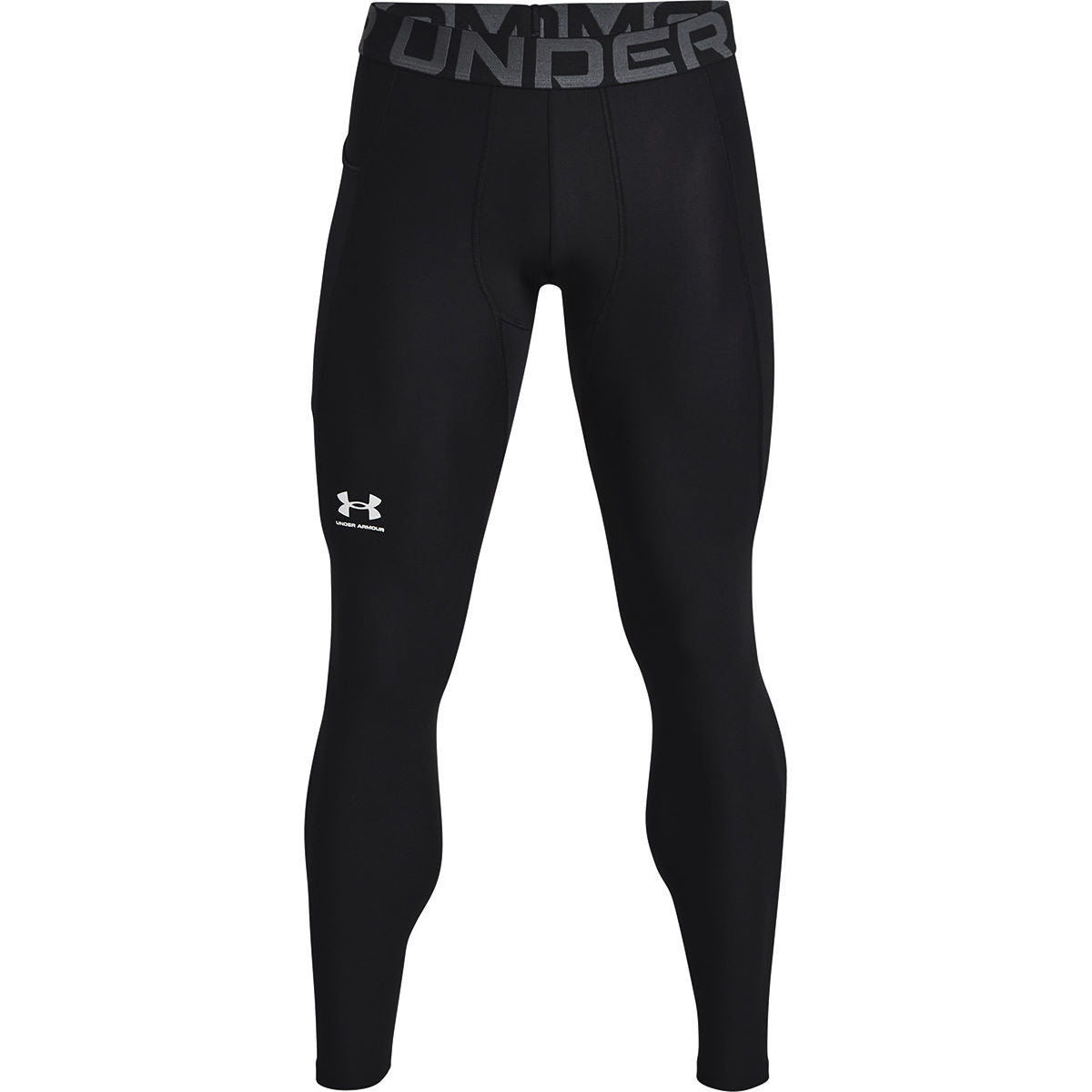 Under Armour, HeatGear herre syntetiske sportsleggings, svart, størrelse S