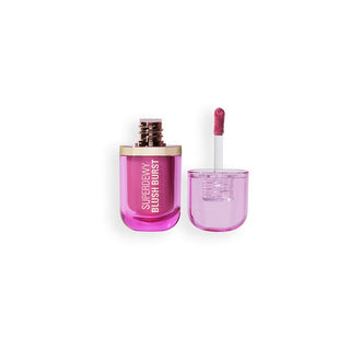 Makeup revolution Superdewy Blush Burst - Tekutá tvářenka 4,2 g Burst Bubblegum Burst Pink