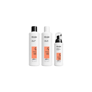 Nioxin System 4 Scalp Care Set - fine colored e noticeably thinning hair