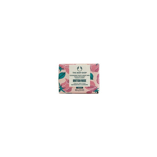 The body shop British Rose Cleansing Face & Body Bar 100g