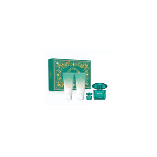 Versace Crystal Emerald set regalo EDP 90 ml, miniaturka EDP 5 ml, gel doccia 100 ml a latte corpo 100 ml 90ml