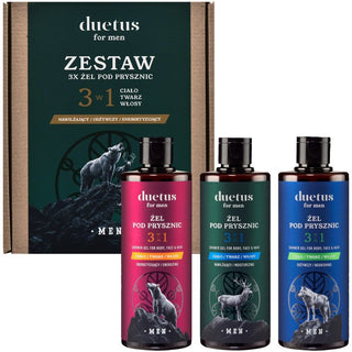 Set doccia Duetus per uomo 3 x 300 ml