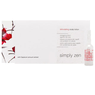 Simply Zen Stimifying Scalp Lotion – fiale per il cuoio capelluto contro la caduta dei capelli, 8x6ml