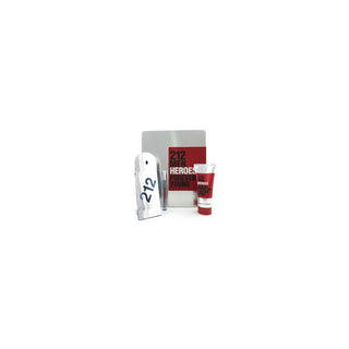 Carolina herrera 212 Men Heroes Set regalo EDT 90 ml, Gel doccia 100 ml and miniature EDT 10 ml 90ml