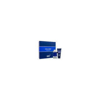 Mont blanc Explorer Ultra Blue Set regalo EDP 100 ml, miniature EDP 7.5 ml and Gel doccia 100 ml 100ml