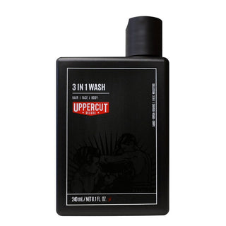 Uppercut Deluxe Detergente 3 in 1, Shampoo per capelli, Detergente, Idratante, 240 ml