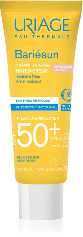 Uriage Crema Solare Per Pelle Colorata Spf 50+ Bariesun Fair Tint (Crema Colorata) 50 Ml