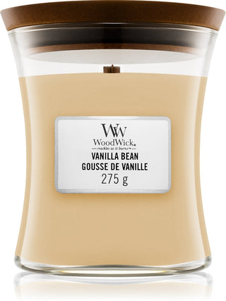 Woodwick Vaso Vanilla Bean (bacca di vaniglia) - Candela profumata - 275,0 g