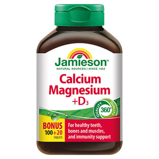 Jamieson Calcium, Magnesium con Vitamin D3 120 compresse