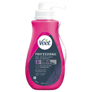 Veet Crema Depilatoria Per Tutti I Tipi Di Pelle Professionale (Crema Depilatoria) - Volume: 400 Ml
