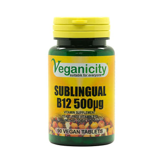 Veganicity Vitamin B12 500 mg 90 vegan tablets