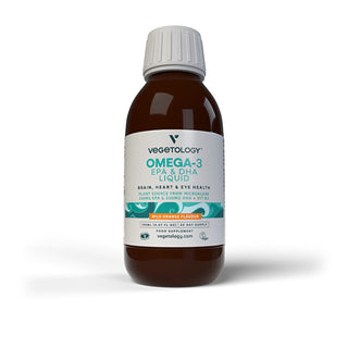 Vegetology Liquid Omega-3 EPA e DHA con Vitamin D - Orange 150 ml