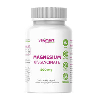 Vegmart Magnesium bisglycinate 500 mg 180 capsules