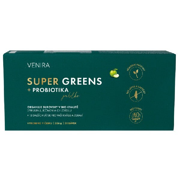 Venira Super Greens + яблочные пробиотики 336 г