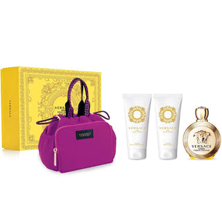 Versace Eros da donna - EDP 100 ml + gel doccia 100 ml + lozione per il corpo 100 ml + sacca per cosmetici