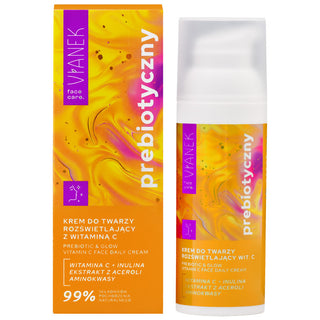 Vianek Prebiotic - Crema viso illuminante con vitamina C 50ml