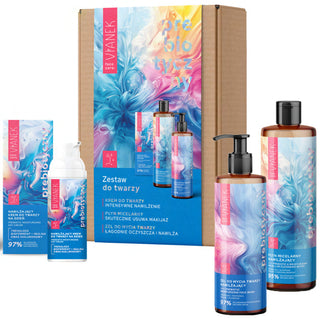 Vianek Face Set - lozione micellare 400ml + crema 50ml + gel detergente 300ml