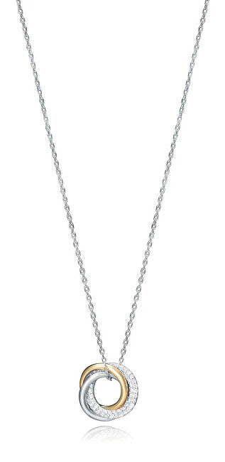 Viceroy Bicolor silver Collana con zircons Elegant 13033C100-39