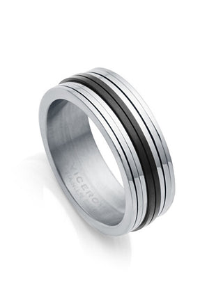Viceroy Elegante anello in acciaio Magnum 75294A02 - Circonferenza: 62 mm