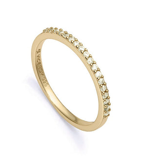Viceroy Elegante Anello Placcato Oro Con Zirconi Clasica 9118A012 - Circuito: 54 Mm