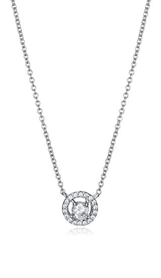 Viceroy Elegante Collana In Argento Con Zirconi Clasica 13013C000-30