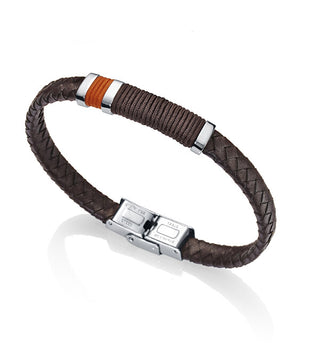 Viceroy Bracciale In Pelle Da Uomo Heat 6453P01011