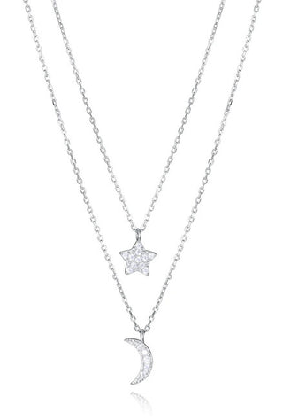 Viceroy Collana Doppia In Argento Star And Moon Trend 13203C000-30