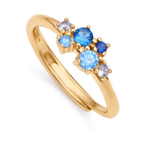 Viceroy Elegante Anello Placcato Oro Con Zirconi Trend 13134A0 - Circuito: 53 Mm