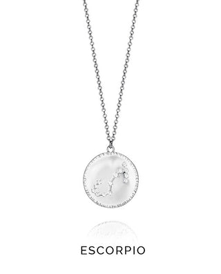 Viceroy Silver Necklace Scorpio Sign Horoscope 61014C000-38E 