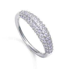 Viceroy Sparkling silver Anello con cubic zirconia Elegant 9125A0 - Circonferenza: 52 mm