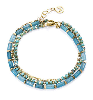 Viceroy Splendid Triple Bracelet Kiss Gold Plated 14174P01016 
