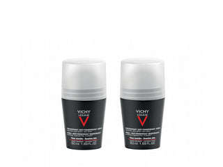 Vichy Uomo Deodorante Antitraspirante 48h Pelle Sensibile Biglia 2x50ml