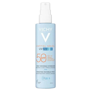 Vichy Invisible sunscreen spray SPF 50 UV Aqua Invisible Spray 200 ml