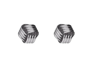 Victoria Cruz Eleganti Orecchini A Bottone In Argento Uzel Nivola A5512-Ht