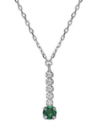 Victoria Cruz Elegante Collana In Argento Con Cristalli Shine A4668-20Hg