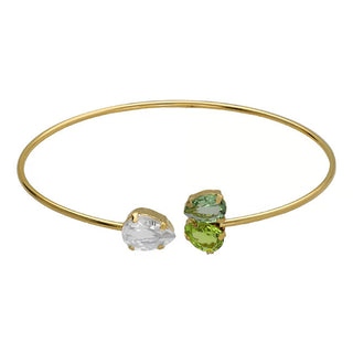 Victoria Cruz Bracciale Glory Crystal Placcato Oro Massiccio A4898-14Dp