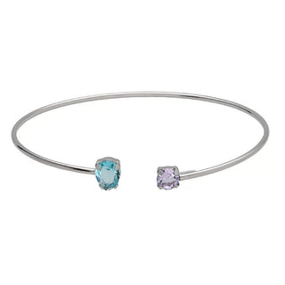 Victoria Cruz Bracciale In Argento Massiccio Con Cristallo Bay A4894-15Hp