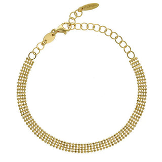 Victoria Cruz Bracciale Placcato Oro Da Donna Empire A4922-Dp