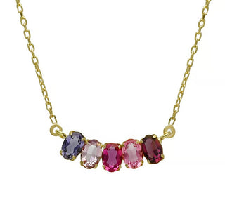 Victoria Cruz Collana Con Cristalli Harmony Placcati In Oro A4692-11Dg