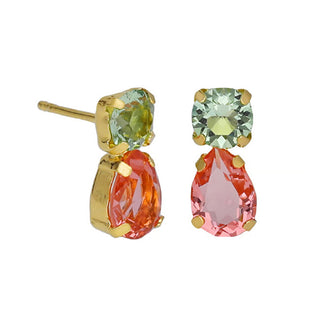 Victoria Cruz Orecchini Placcati Oro Con Cristalli Decent Bay A4897-26Dt