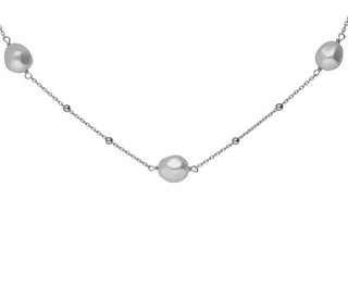 Victoria Cruz Collana In Argento Con Perle Sintetiche Sera A5565-00Hg
