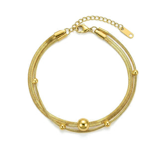 Victoria walls Double gold-plated Bracciale Norevia Gold VWB260718G