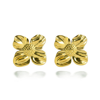 Victoria walls Gold-plated flower Orecchini Daisies Gold VWE260777G